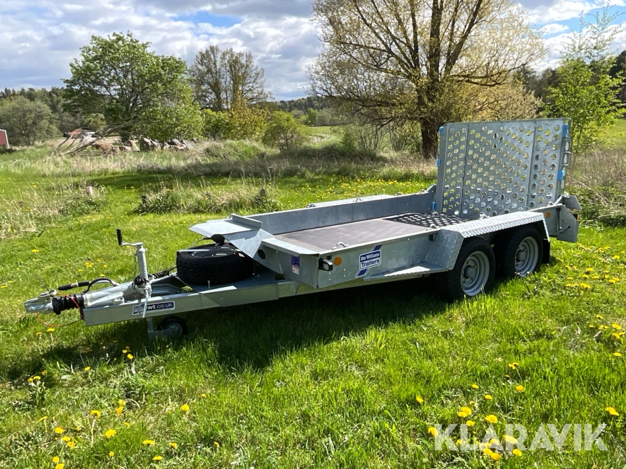 Personbilssläp Maskinsläp Ifor Williams 3500kg