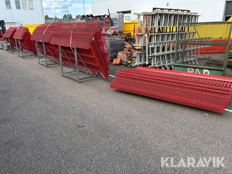 Räckesnät Combisafe med stolpar & hållare