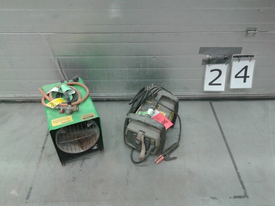 SVETSLIKRIKTARE EL 150A OCH LUFTVÄRMARE DIREKTELDAD GASOL