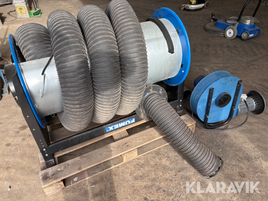 Avgasutsug /svetsutsug med fläkt Fumex