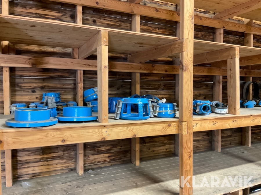 Diverse delar till gjutjärnsrör