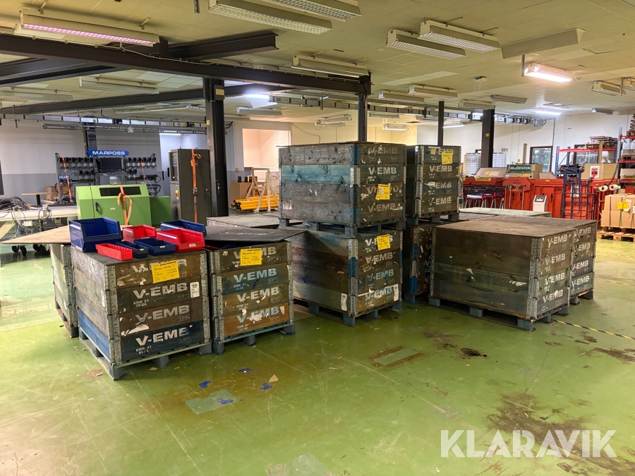 Förvaringslådor Perstorp/Arca Systems parti 18 pall