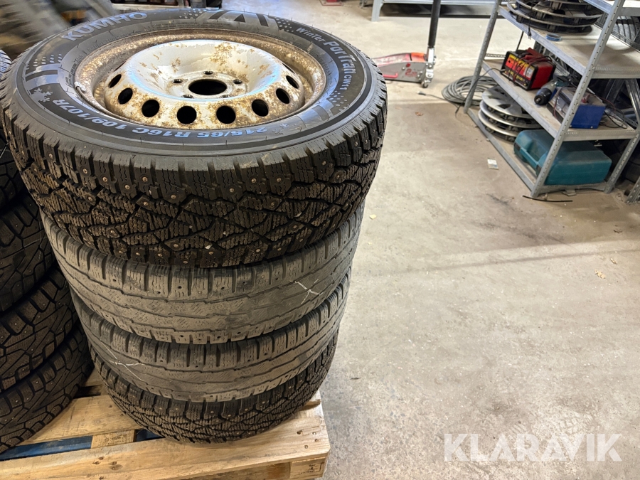 Vinterhjul 215/65R16C  Michelin / Kumho Opel Vivaro 4st
