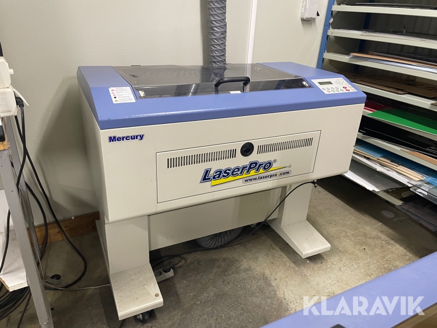 Lasergravyrmaskin Mercury Laserpro 25W CO2, Åmål, Klaravik a