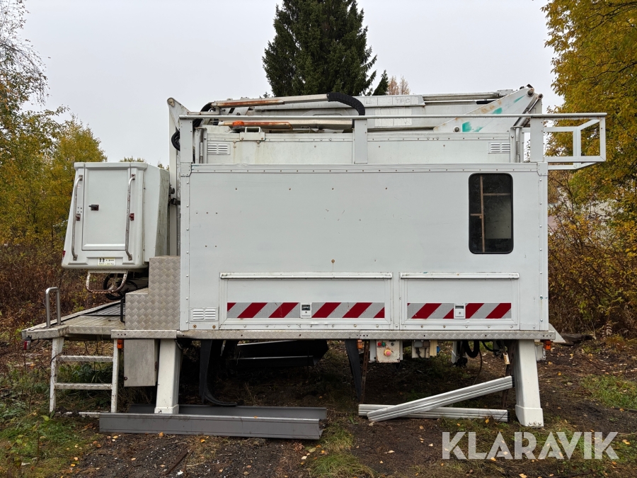 Lastbilspåbyggnad med skylift Comilev EN 170 TPC