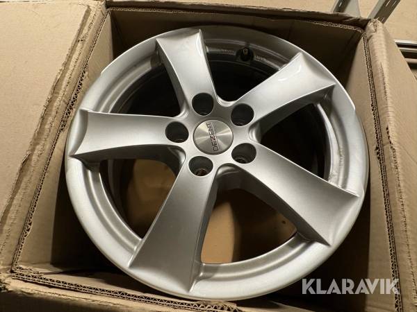 Aluminiumfälgar Dezent TX.7x16. 5-108. ET46. CB65,1 4st