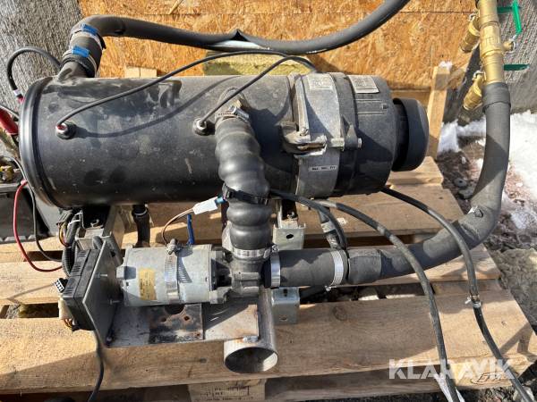 Dieselvärmare Eberspaecher med fläktluftsvärmare Alfa-Laval