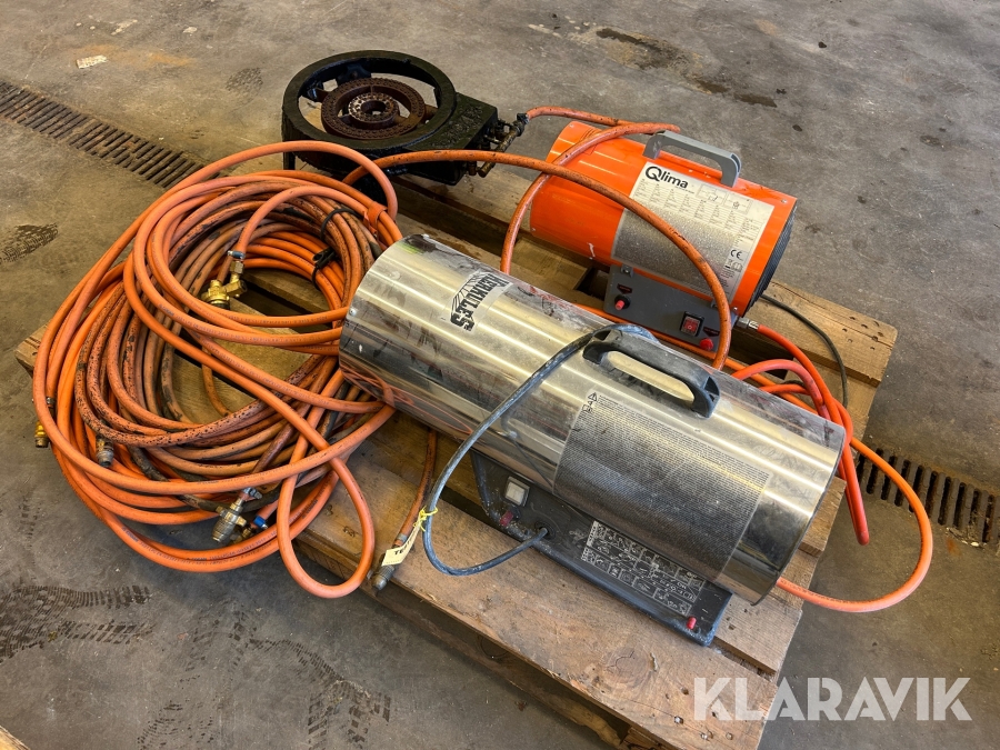 Gasolvärmare och kokplatta Herkules /Qlima/Foker Gasheizer 33M