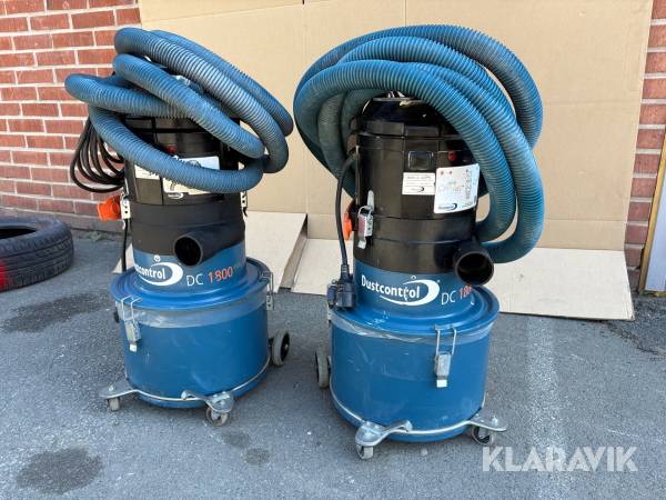 Stoftavskiljare Dustcontrol DC 1800 2 st