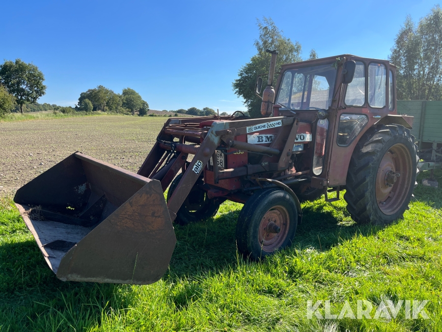 Veterantraktor Volvo BM 600 med frontlastare