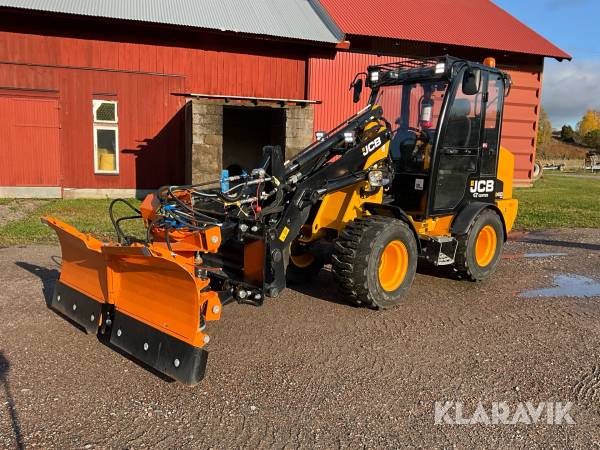 Hjullastare JCB 403 Plus med Vikplog och redskap