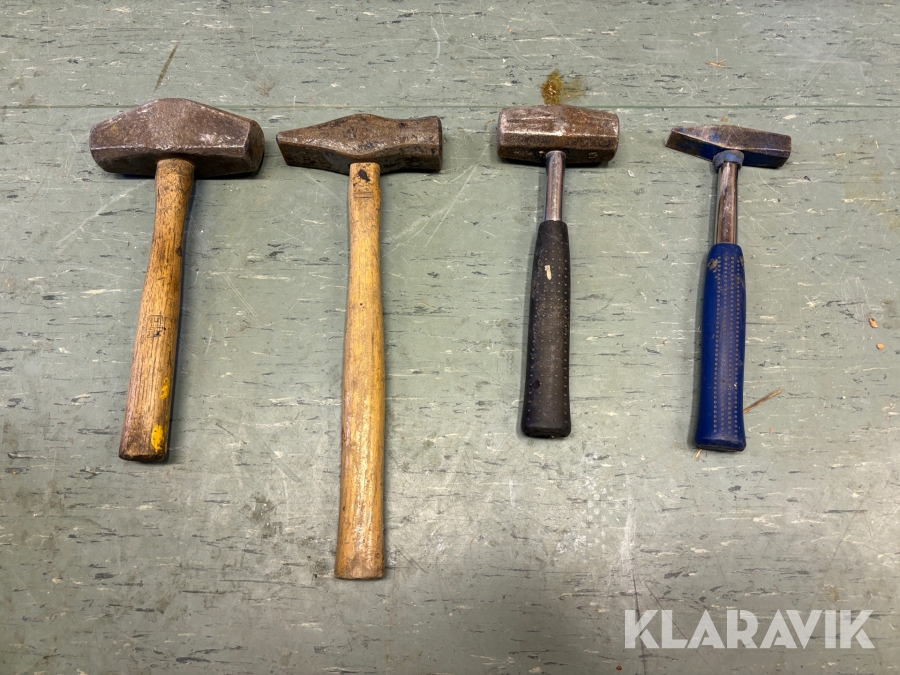 Hammare/mini slägga 4 st