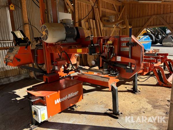 Sågverk Wood-Mizer LT70 med hydraulisk stocklyft