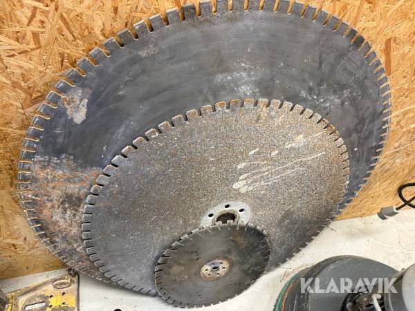 Betongsåg klingor blandade storlekar 5st