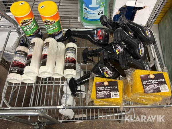 Rengöringsprodukter till bil