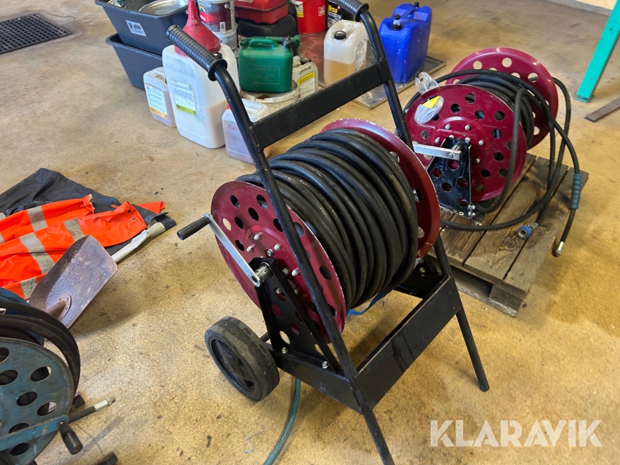 Högtryckstvättslangvindor 3 st