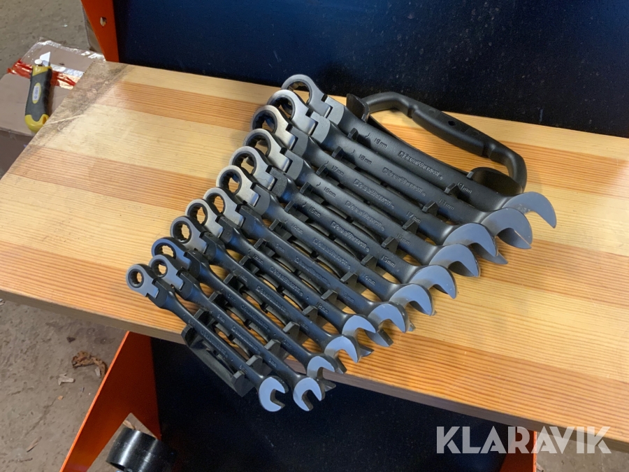 Ringspärr nycklar Gearwrench 8-19 mm ledbar