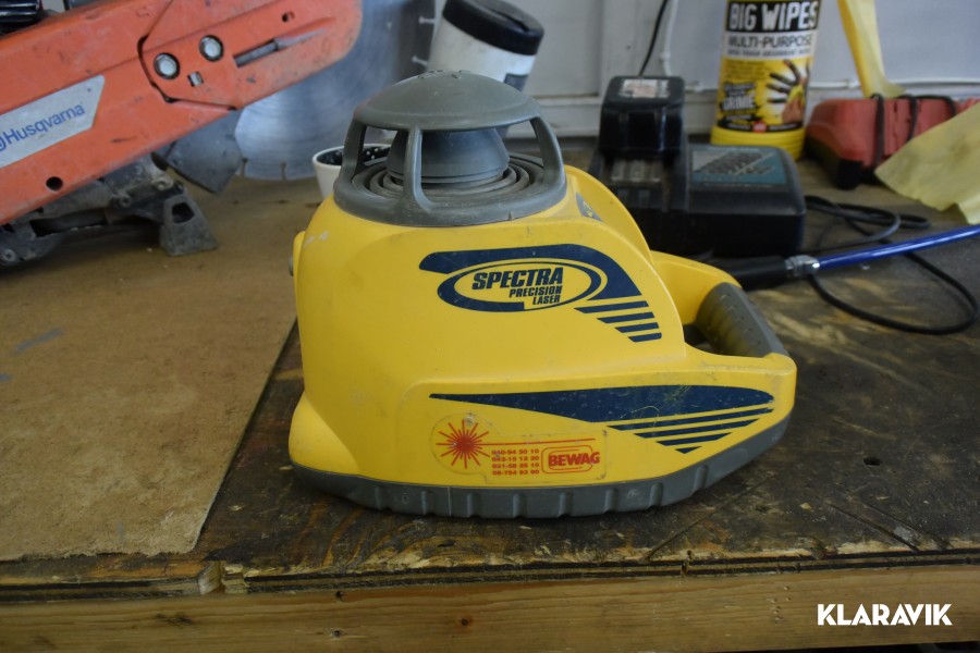 Laser med mottagare Spectra / Topcon Precision LL300 mottagare LS 70