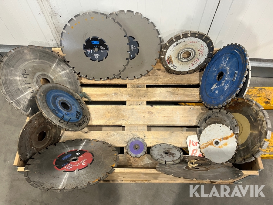 Såg & fräsklingor 18st