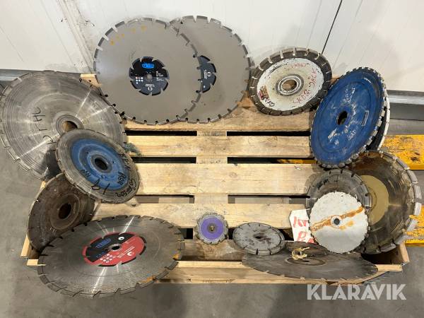 Såg & fräsklingor 18st