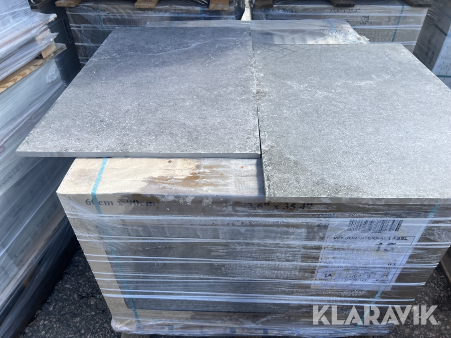 Uteklinker Granitkeramik 60x90cm 100kvm