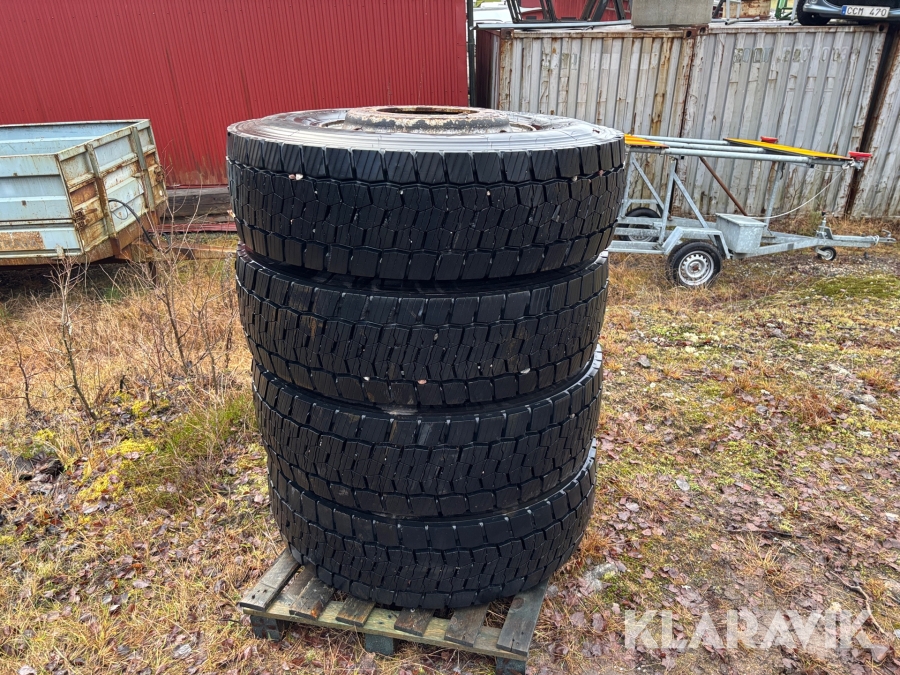 Lastbilsdäck Bridgestone 315/80R22,5 4 st