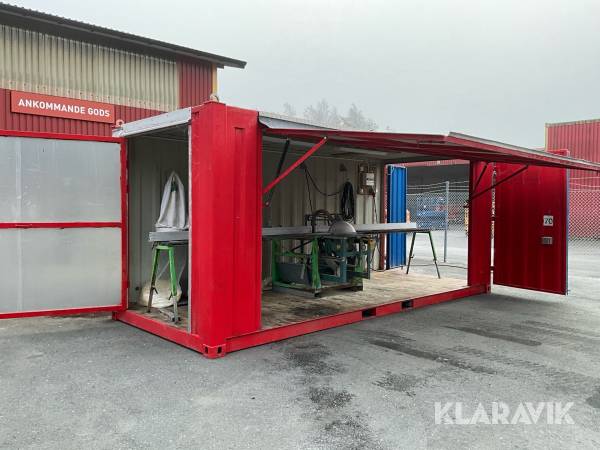 Sågcontainer med ahlmsåg