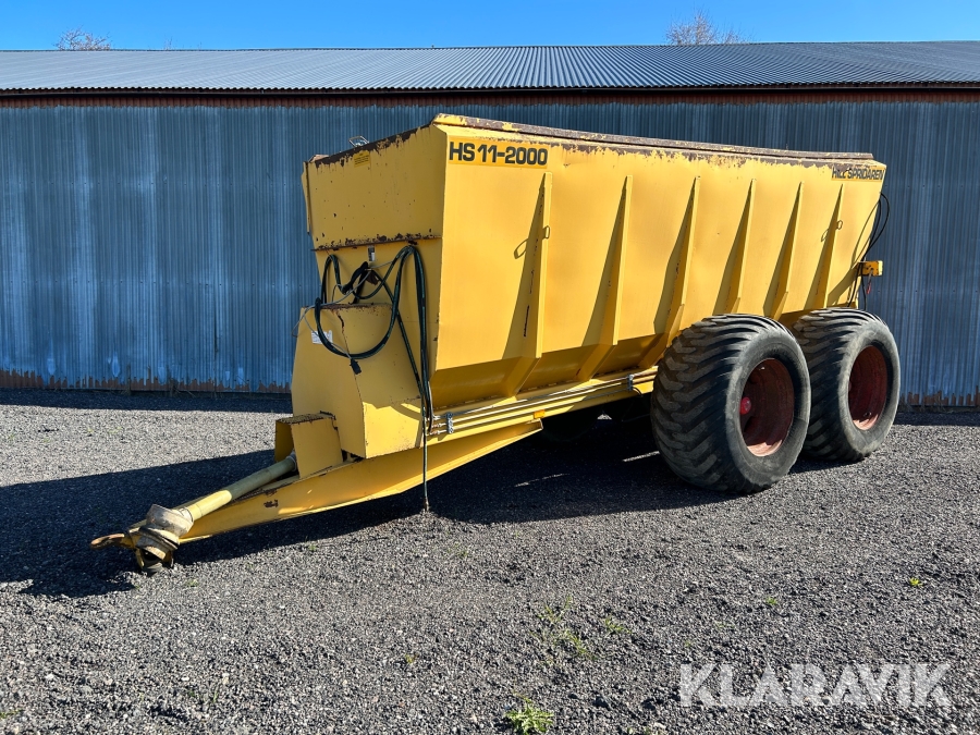 Gödselspridare Hill spridaren HS 11-2000