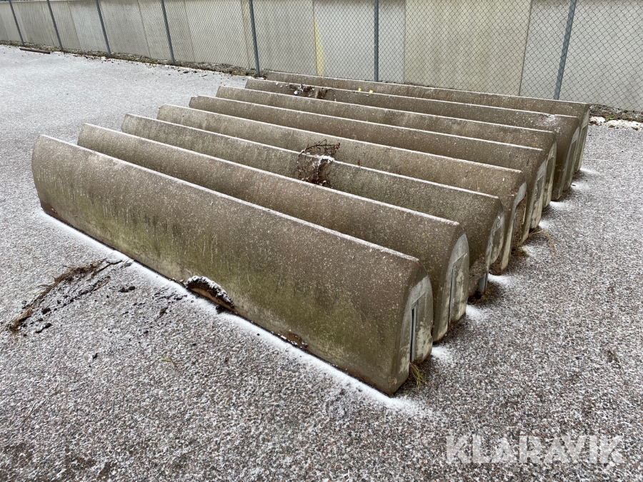 Betongbarriär 8 st