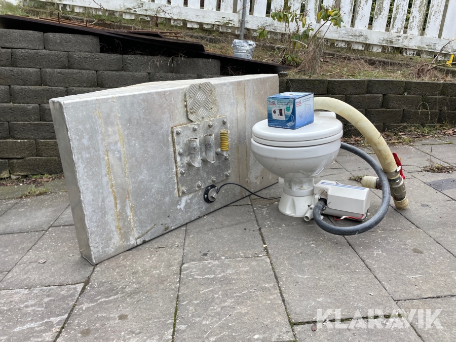 Toalett till båt komplett