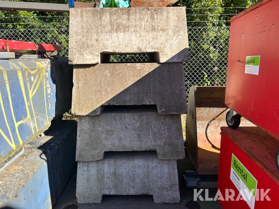 Betongfundament 8 st