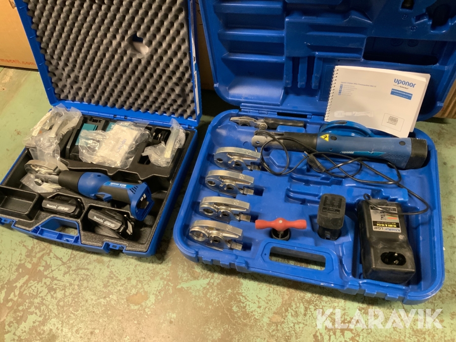 Pressmaskiner för MLC-rör Uponor Mini 32 och mini 2