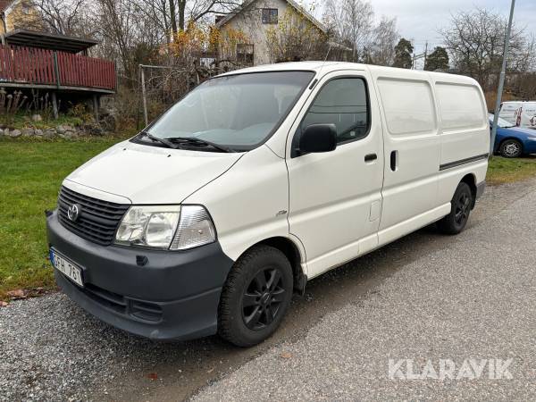 Skåpbil Toyota HiAce 2,5 D-4D