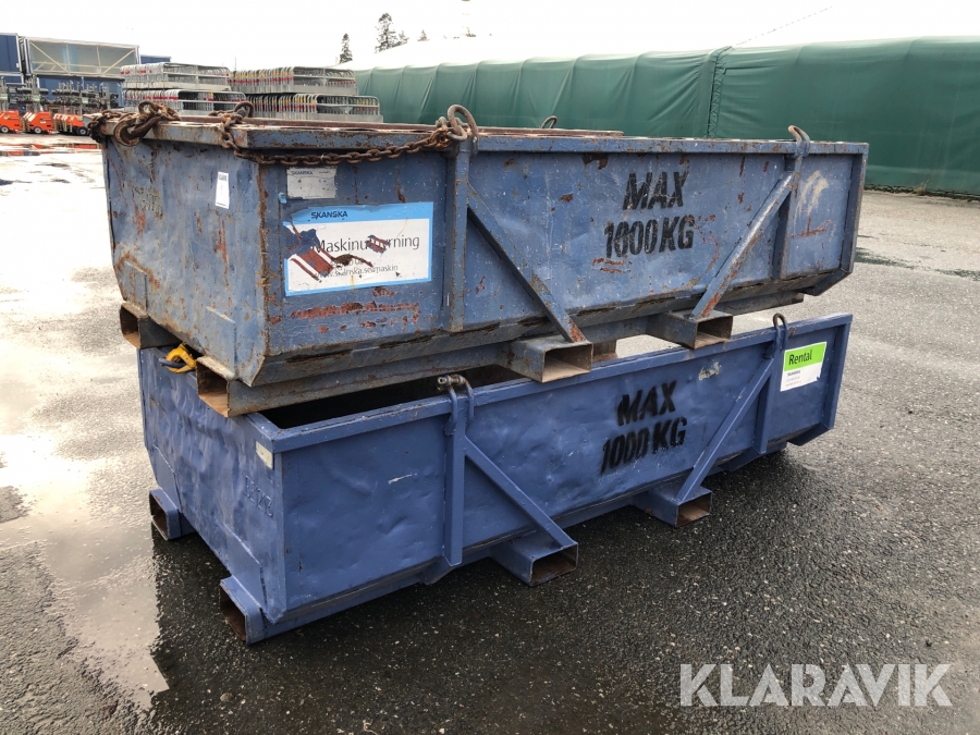 Slodor / Materialbaskrar 2 st