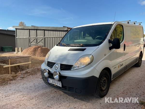 Skåpbil Renault Trafic verkstadsinredd