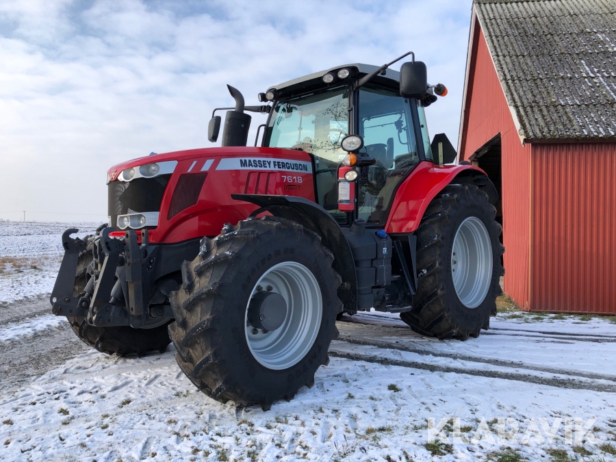 Traktor Massey Ferguson MF 7618 med frontlyft