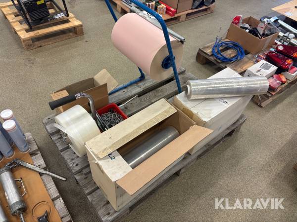 Förpackningsmaterial, pappershållare m.m