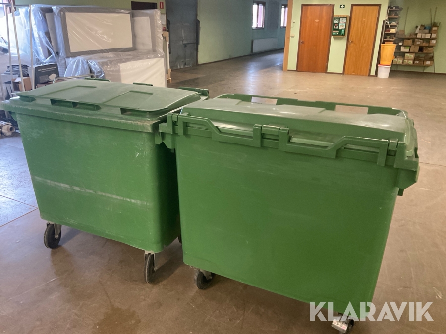 Sorteringskärl Perstorp 660 liter 2st