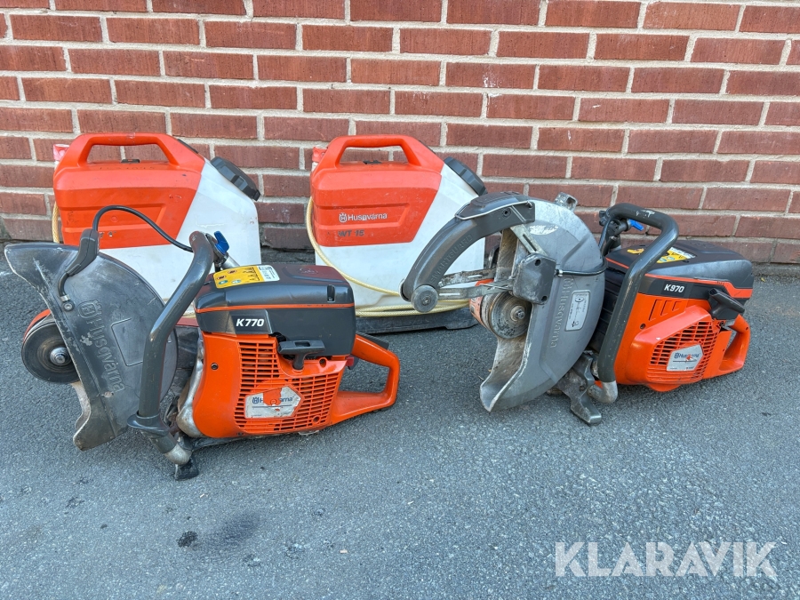 Motorkap och vattentank Husqvarna K970 / K770 / WT15