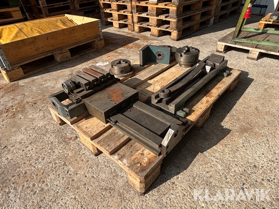 Diverse verkstadsdelar