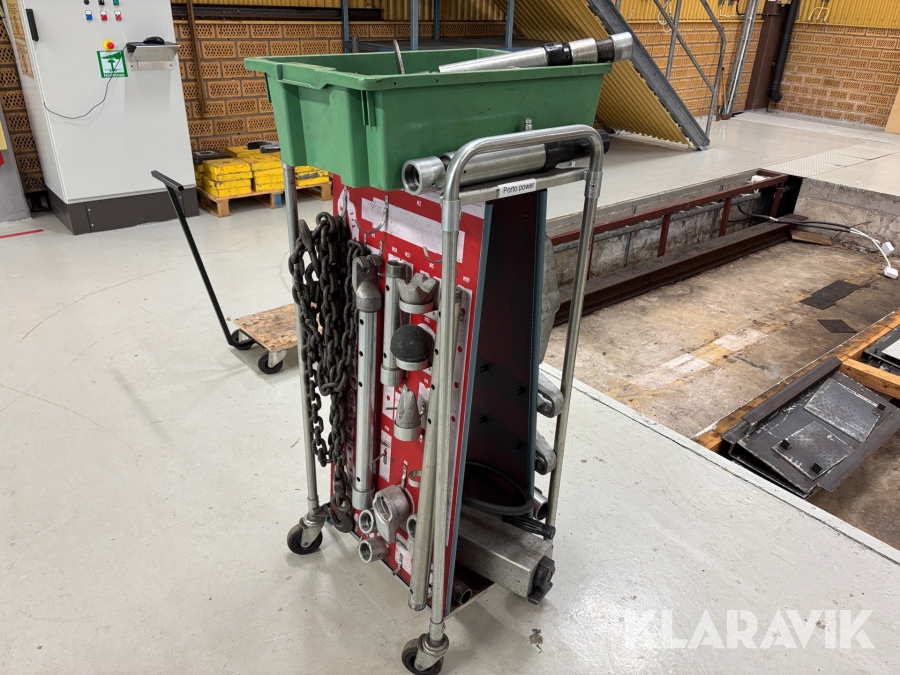 Portopower Nike Hydraulics Powerline 10ton på hjul