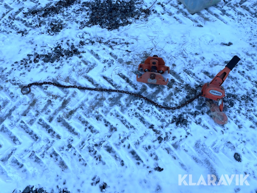 Kättingblock Toho GCT 619 med balkvagn