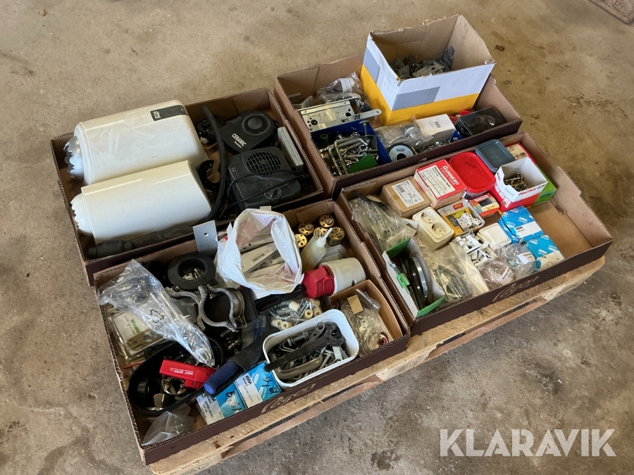 Parti med byggmaterial