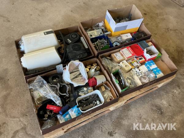 Parti med byggmaterial