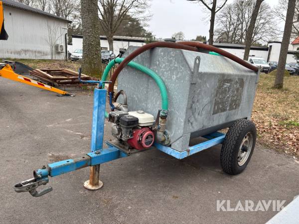 Vattentank med pump