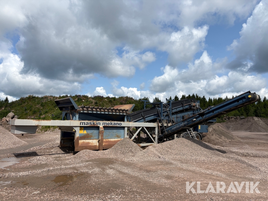 Sorteringsverk på trailer Maskinmekano LS 902