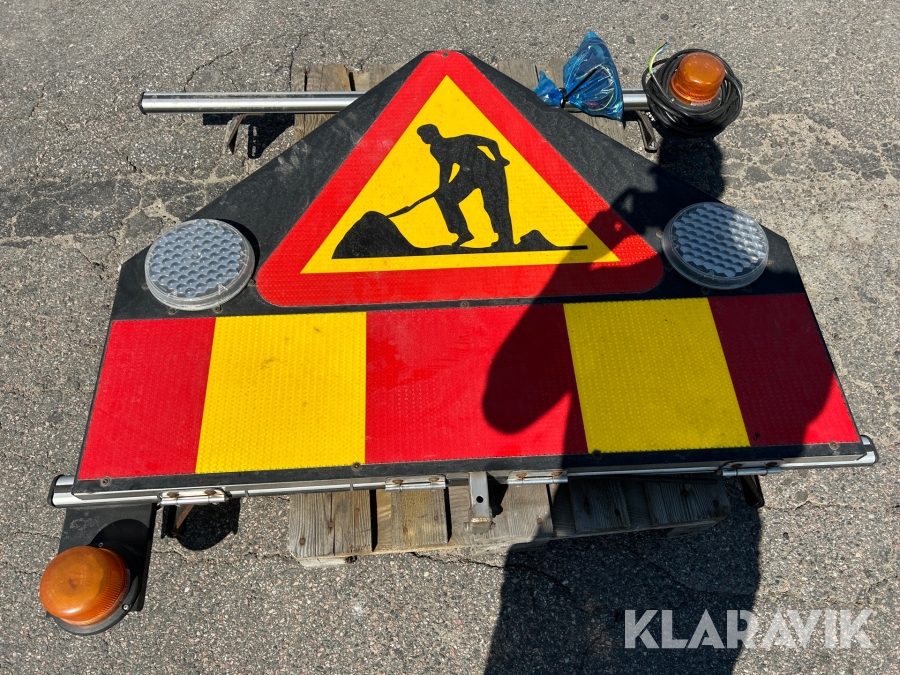 Varningsskylt för fordon