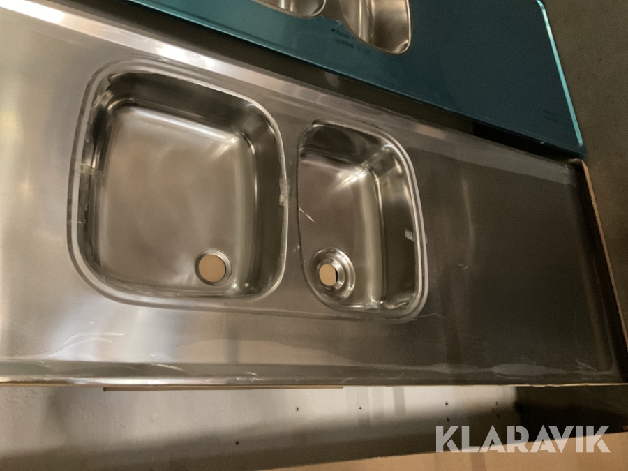 Diskbänk Ramnäs blank, 1,8m, hodjup 120mm