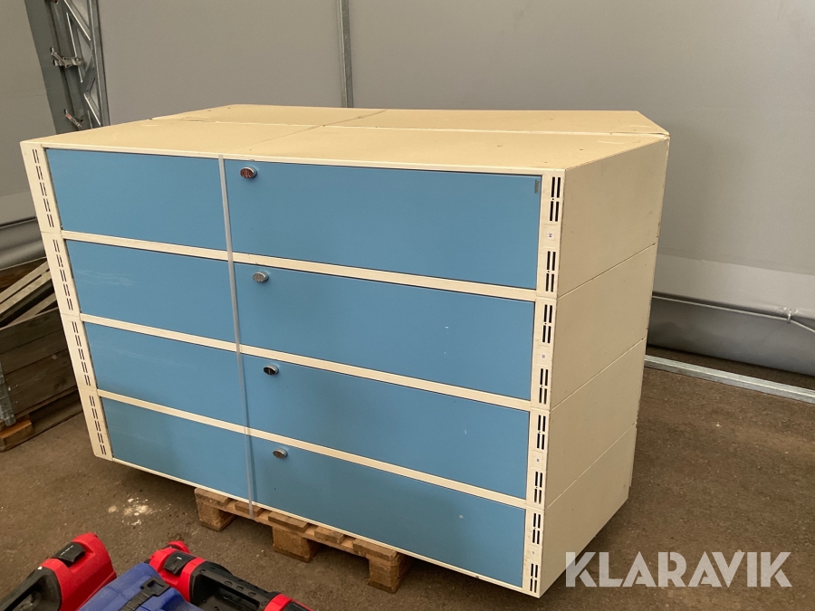 Omklädningsskåp Gerdmans 8st