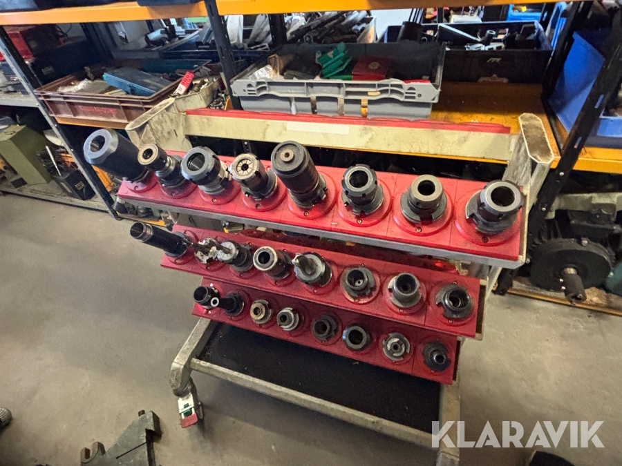 CNC - redskap & vagn Bt40 chuckar
